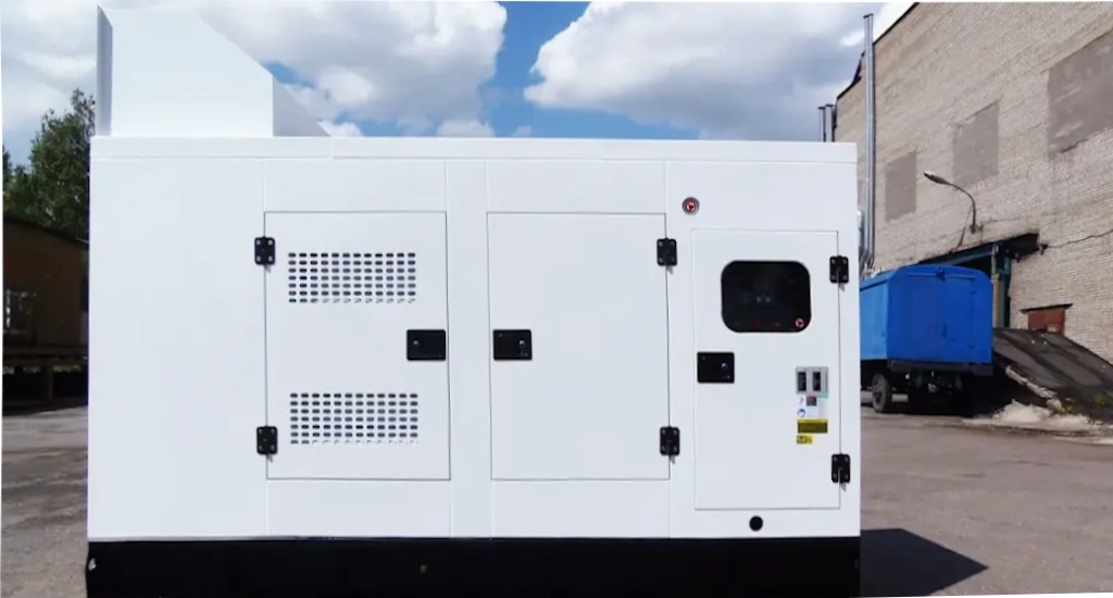 Дизельный генератор напряжением 0,4кВ в кожухе 24 квт